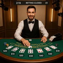 God of Wins - Live Blackjack Table Game - Real Dealer